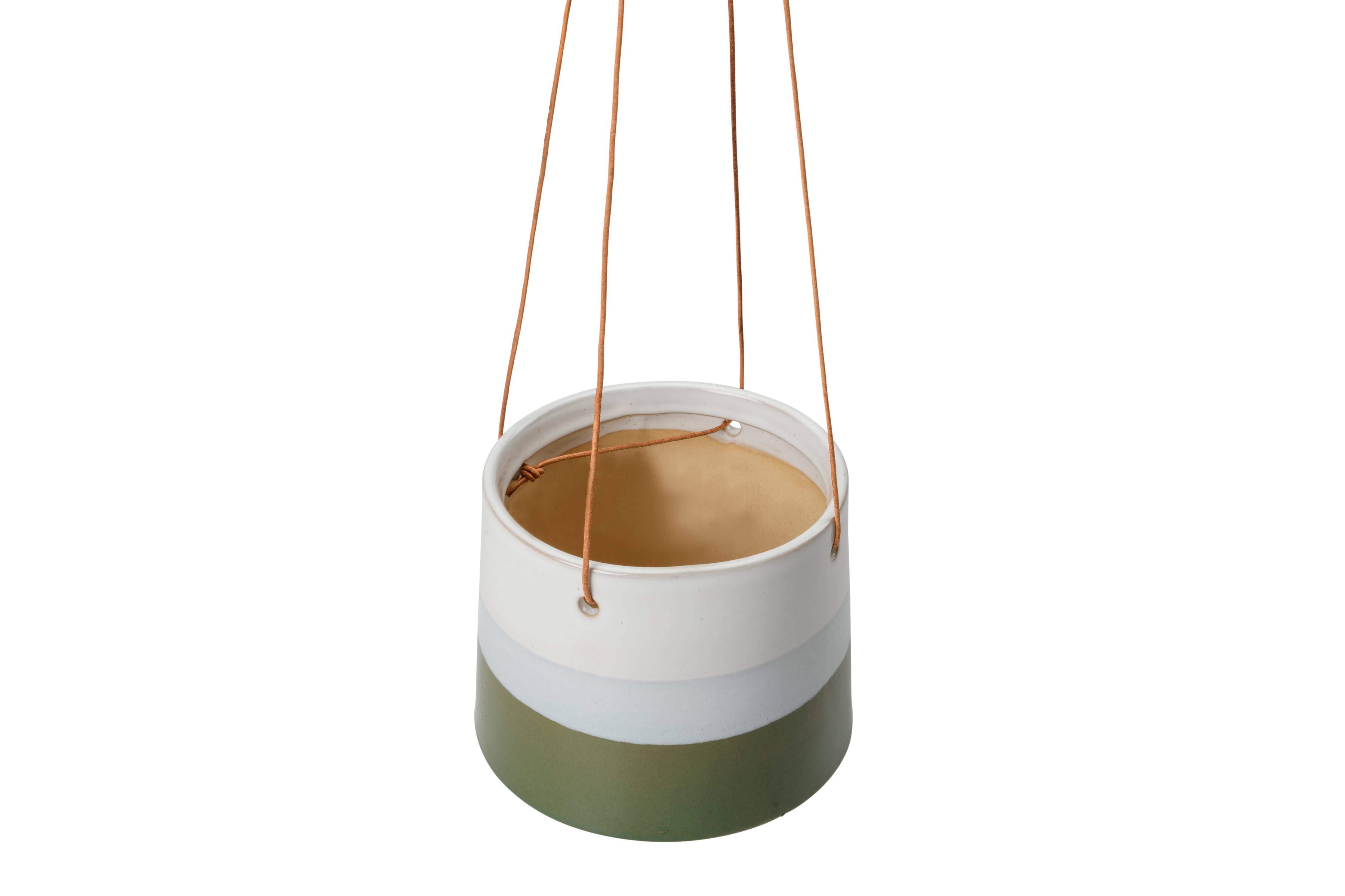 NEW Collectors Hanging Pot Blue and Green 12.5cm