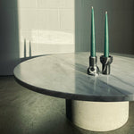Como Tealight and Taper Candle Holder: Forest Green