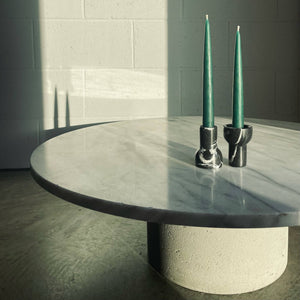 Como Tealight and Taper Candle Holder: Forest Green