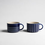 Vervain Mug - Indigo Blue - Large (Set of 2)