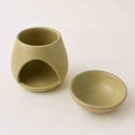SUNU Stoneware Essential Oil Burner: Green Cardamom