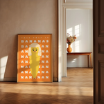Art Print – This is Bananas | Abstract Minimalist Wall Art: A5 - 14.8cm x 21cm