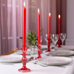 Red Dinner Candles | 25 Candles | POS Unit | Christmas |