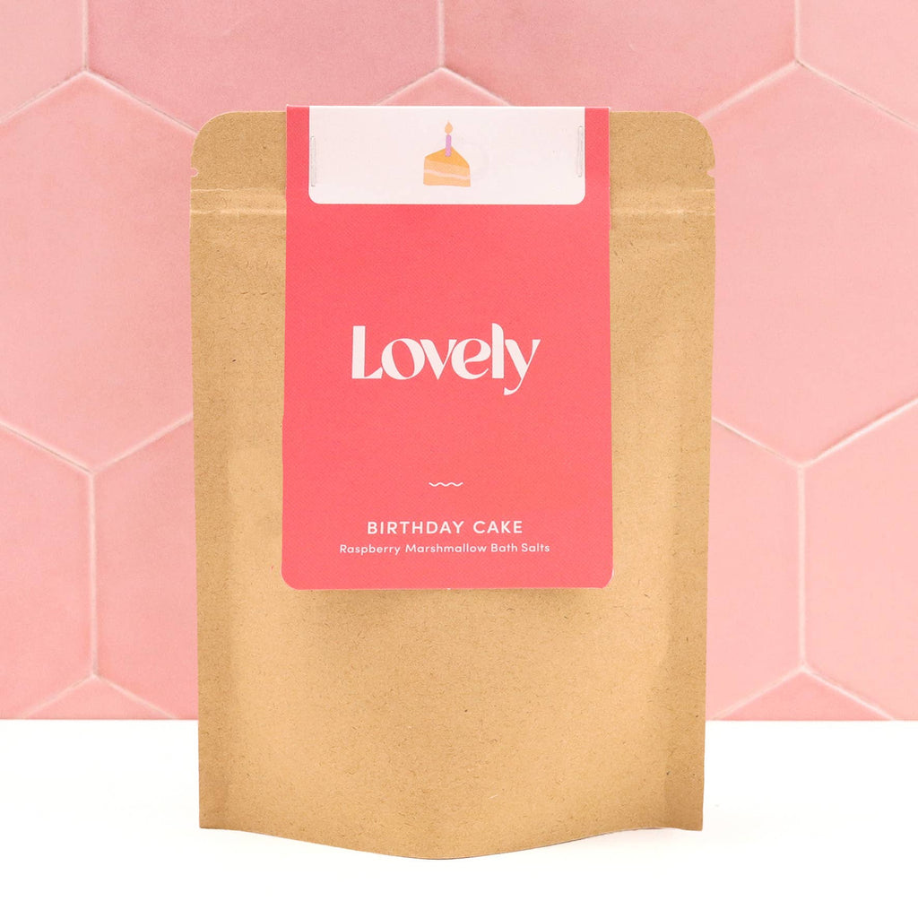 Bath Salts -Birthday Cake - Raspberry Marshmallow