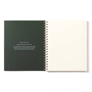 Forest Wirebound Notebook (Plain): Medio