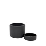 BOTANY porcelain plant pot LARGE: Dark Terracotta