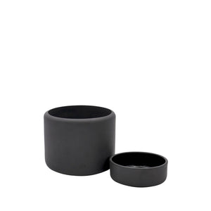 BOTANY porcelain plant pot LARGE: Dark Terracotta
