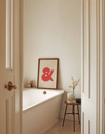 Art Print – & Relax | Abstract Minimalist Wall Art: A5 - 14.8cm x 21cm