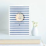 Moon Birthday Card with Wooden Token