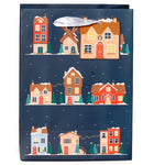 Christmas Holidays Houses Gift Bag - Medium