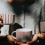 Yarrow Mug - Brushed Earth Red - Medium (Set of 2)