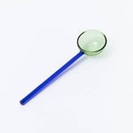 Duo Tone Glass Spoon: Pink/Green