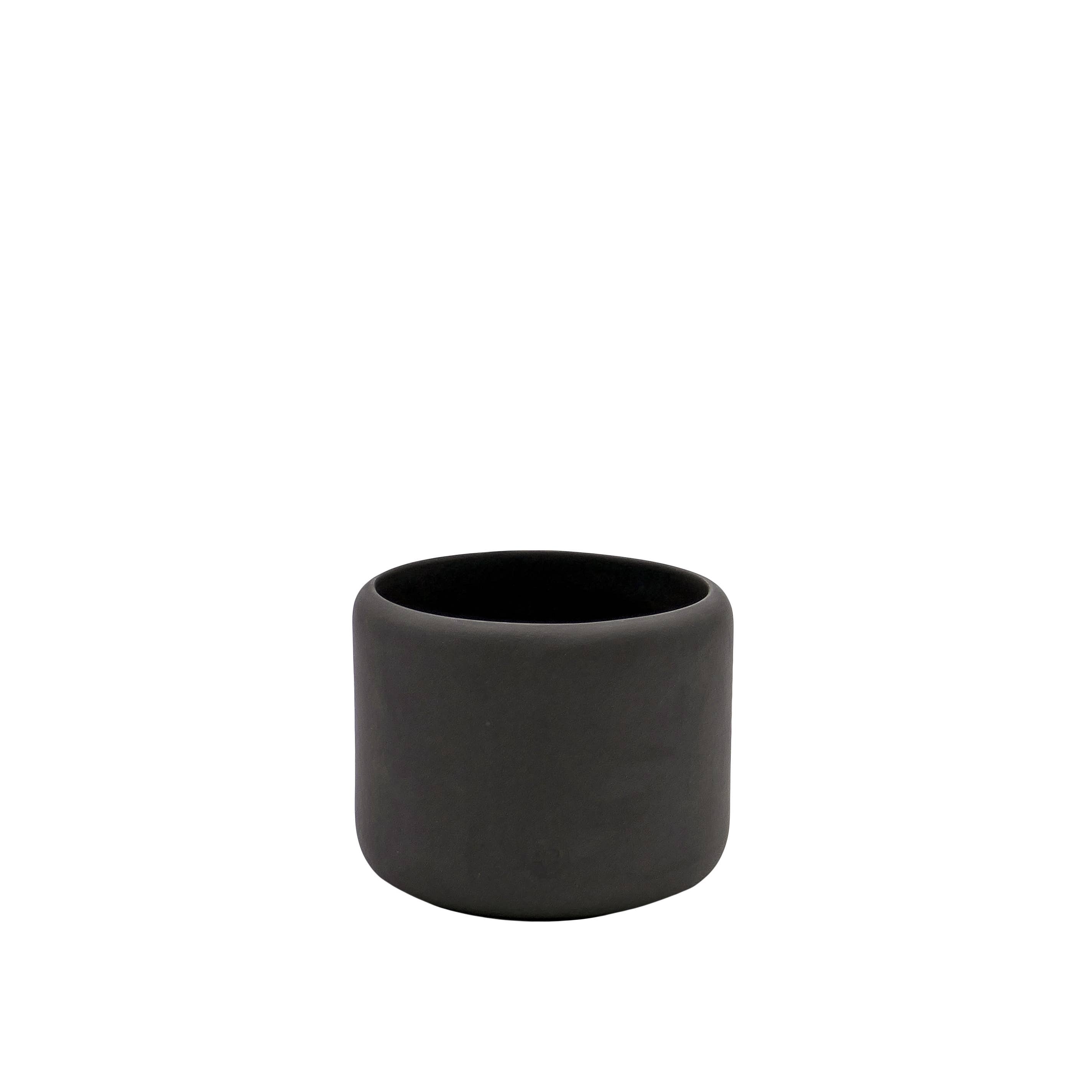 BOTANY porcelain Plant Pot SMALL: Dark Terracotta