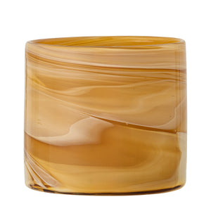 Sylas Votive Orange Glass