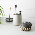 BHAVA Stoneware Conical Jug: Ice Wash