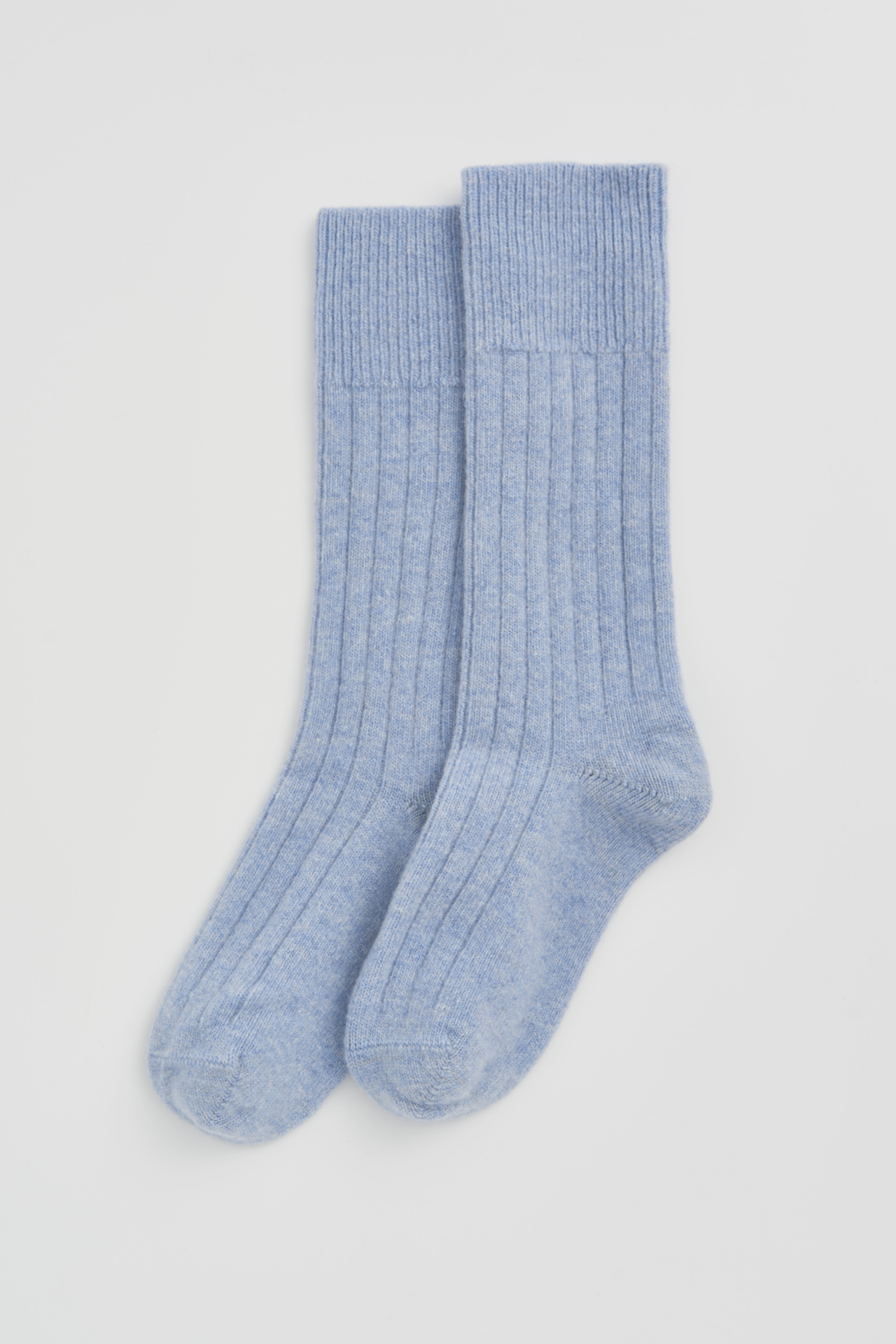 Morning Blue Merino Bed Socks: Morning Blue / Small (UK 4-8)