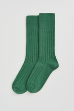 Village Green Merino Bed Socks: Village Green / Large (UK 9-13)