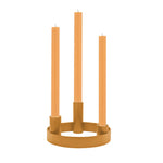 Candelabra Round Metal in Marigold