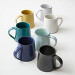 ALO Stoneware Conical Mug: White Wash