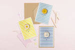 Moon Birthday Card with Wooden Token