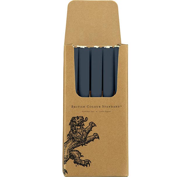Gunmetal Grey Eco Dinner Candles, 25 per pack: 1
