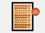 Howdy Cowboy Print: Blue / A4