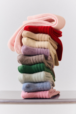 Postbox Red Merino Bed Socks: Postbox Red / Small (UK 4-8)