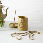 BHAVA Stoneware Conical Jug: Ice Wash