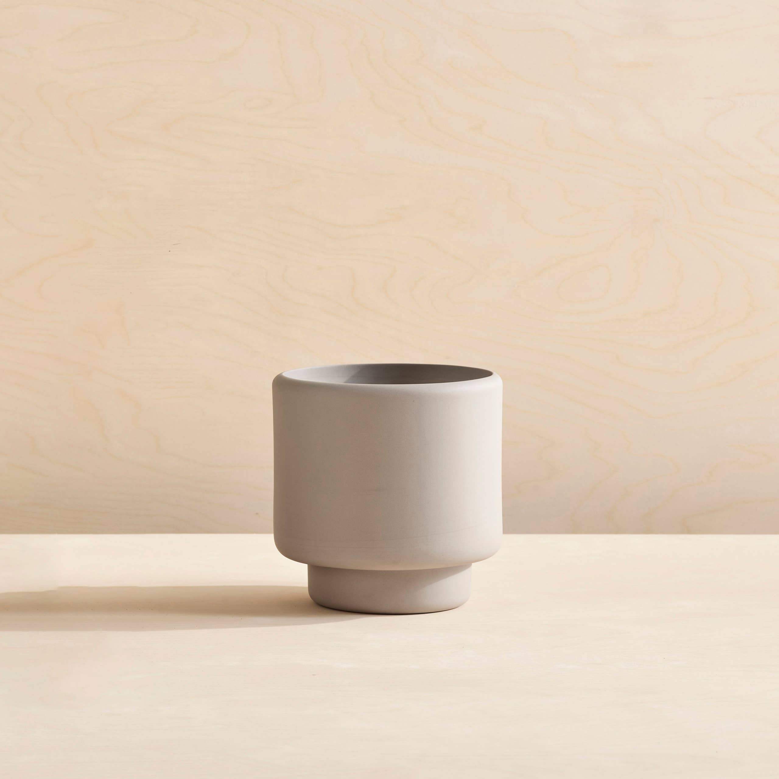 BOTANY porcelain plant pot LARGE: Graphite Black