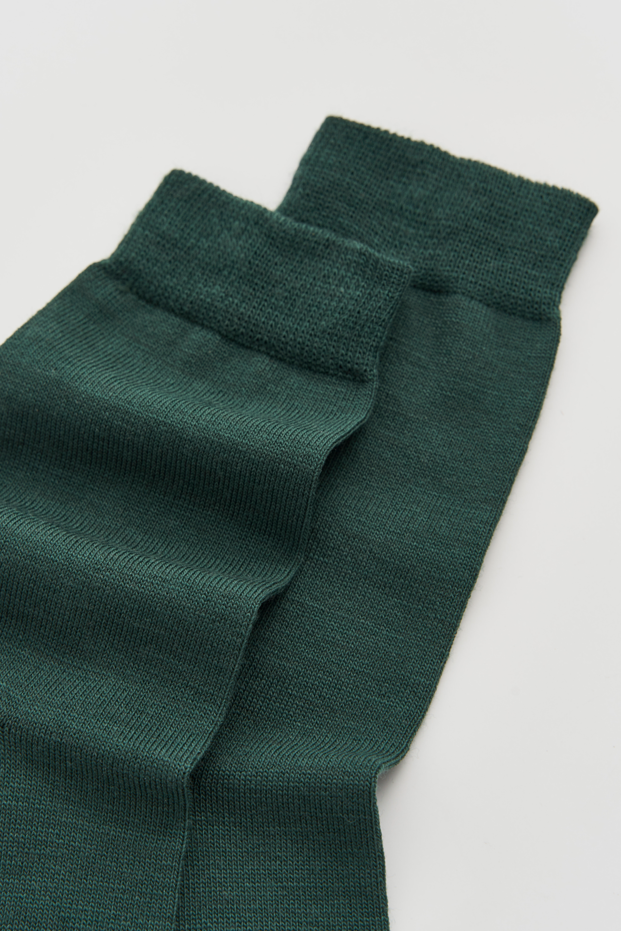 Deep Forest Green Merino Socks: Deep Forest Green / Medium (UK 8-10)