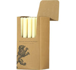 Pearl White Eco Dinner Candles, 25 per pack: 1