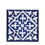 Ceramic coasters (set of 2) - Blue