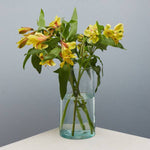 1 litre 100% recycled glass, handblown Carafe.