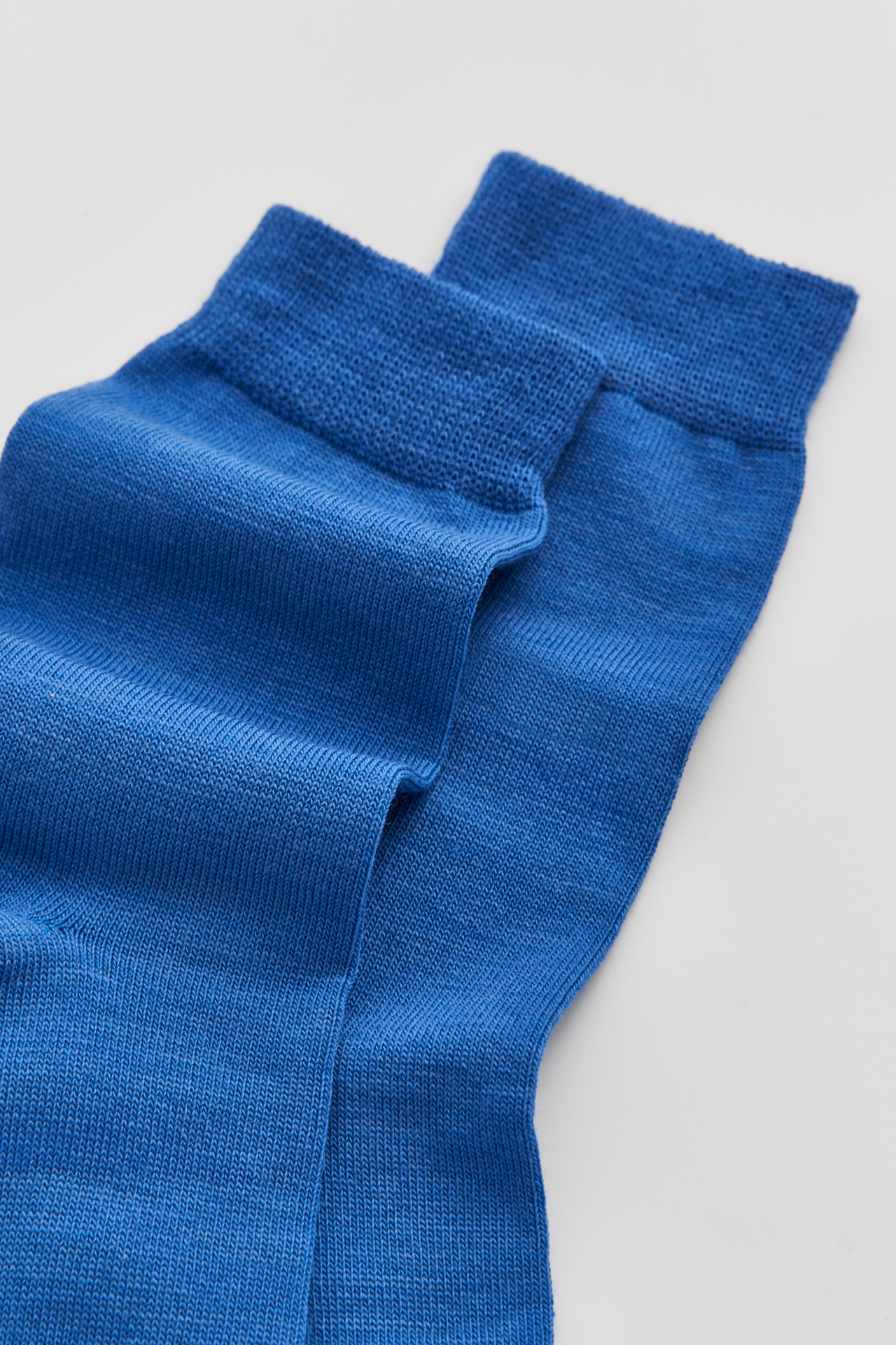 Strong Blue Merino Socks: Strong Blue / Large (UK 11-13)
