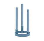 Round Metal Candelabra in Pompadour: 3