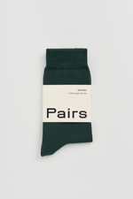 Deep Forest Green Merino Socks: Deep Forest Green / Large (UK 11-13)