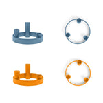 Candelabra Metal Round Ring Pompadour