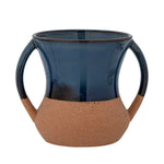 Devi Vase Blue Stoneware