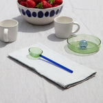 Duo Tone Glass Spoon: Pink/Green