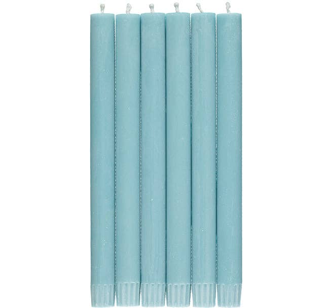 Powder Blue Eco Dinner Candles