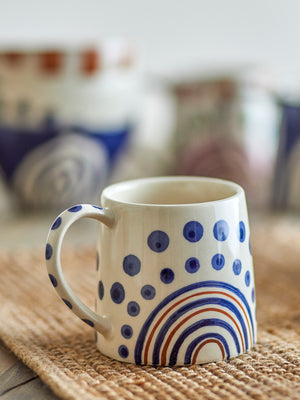 Shama Cup Orange Stoneware