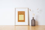 Art Print – Tayto Sandwich | Minimalist Wall Art  : A3 - 29.7cm x 42.0cm