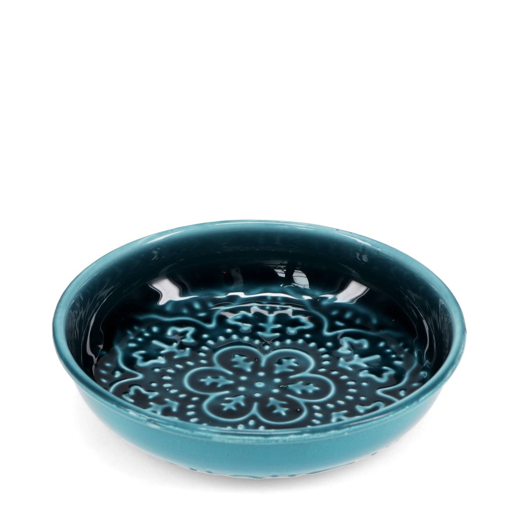 Enamel trinket dish - Blue