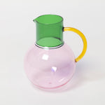 Pablo Glass Jug - Large: Teal Purple Amber