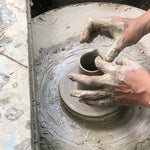 BHAVA Stoneware Conical Jug: Ice Wash