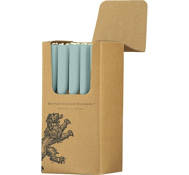 Opaline Green Eco Dinner Candles, 25 per pack: 1
