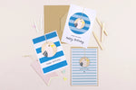 Seagull Birthday Card - with wooden keepsake