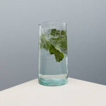 1 litre 100% recycled glass, handblown Carafe.