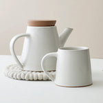 ALO Stoneware Conical Mug: White Wash