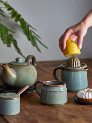 Pixie Mug Green Stoneware